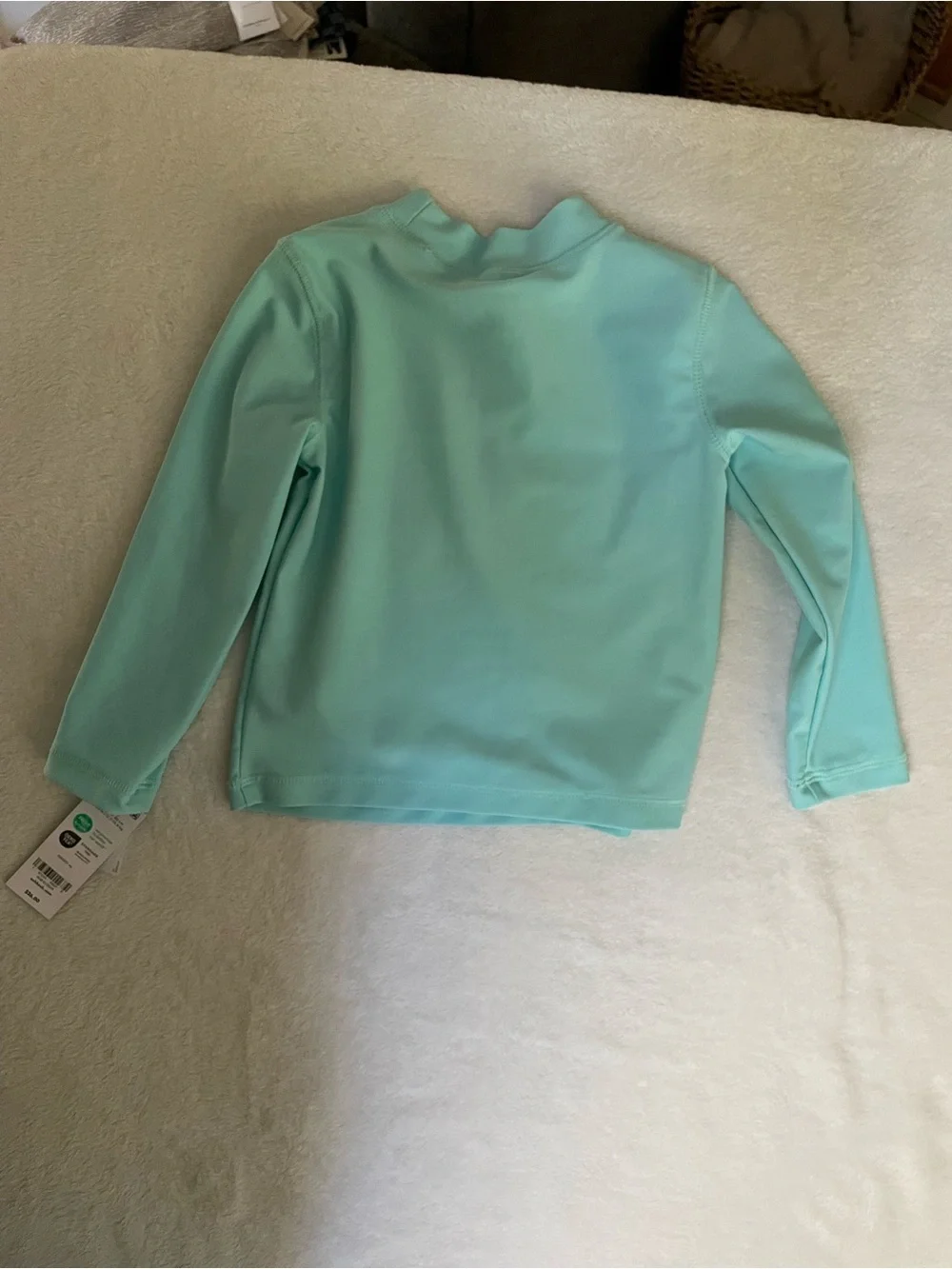 OshKosh B'gosh size: 12m Long-Sleeve Rash Guard - Aqua Mint